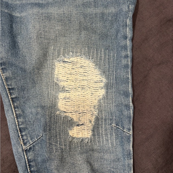 Free people cropped distressed jeans - Picture 2 of 4